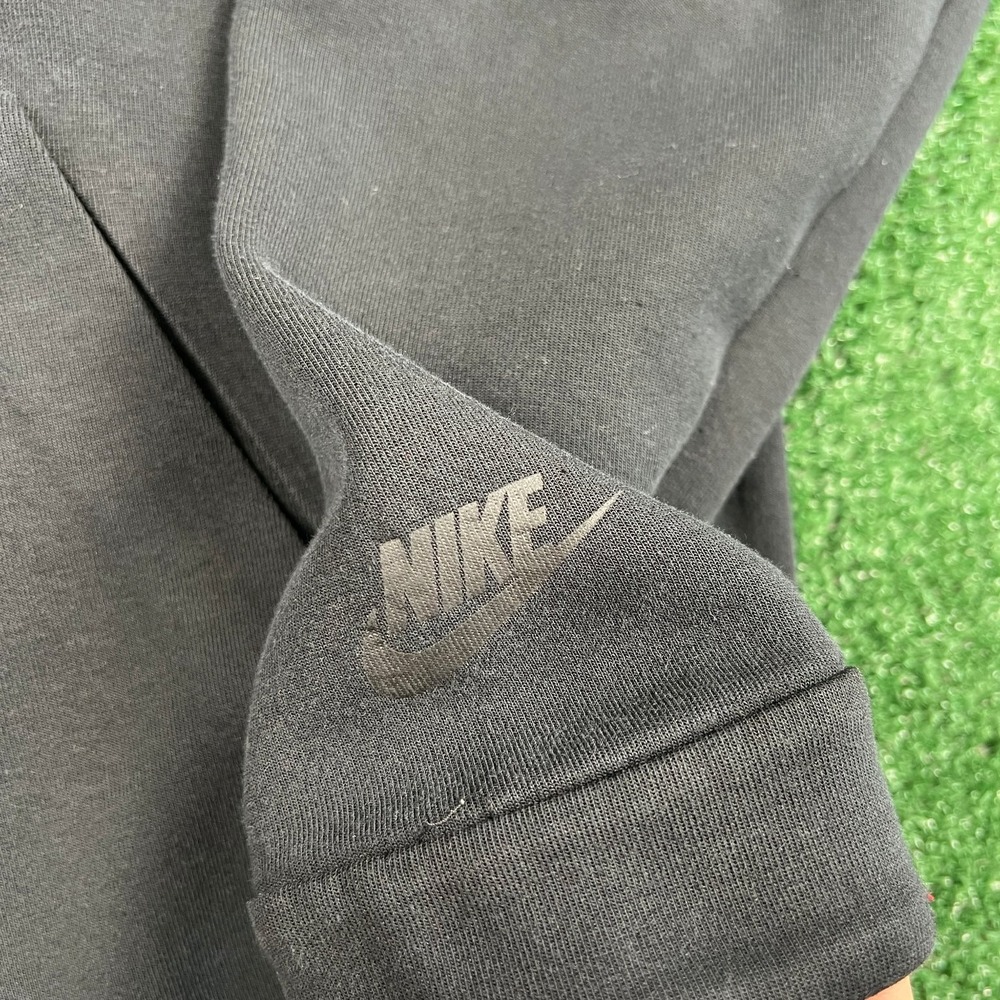 Nike Tech Fleece Pocket Sweatshirt Men XL Black Pullover Cotton Blend 805140-010 - Picture 3 of 9
